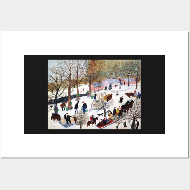 grandma moses Wall Art by QualityArtFirst